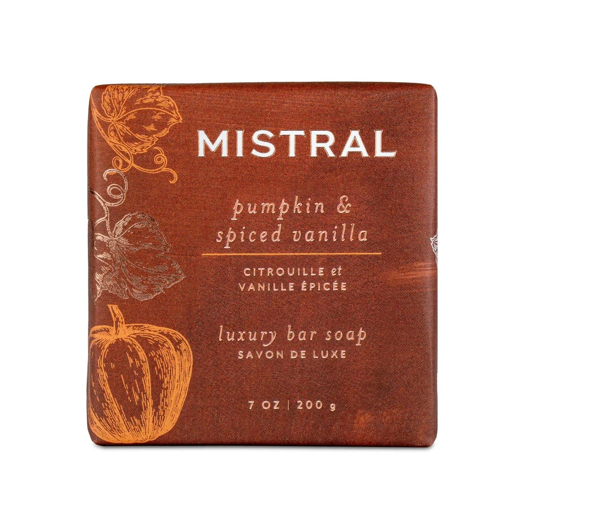 Mistral Pumpkin & Spiced Vanilla French Soap, 200G