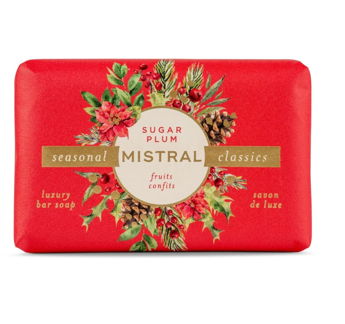 Mistral Sugar Plum - Seasonal Classics French Soap, 200G