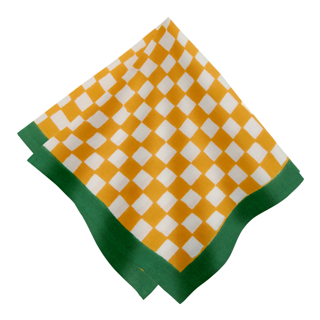 Cheval Nomade Mustard & Green Tablecloth