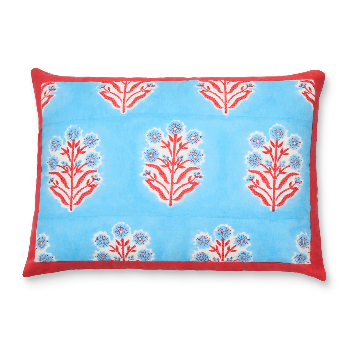 Jeu de Singes Blue & Pink Cushion Cover