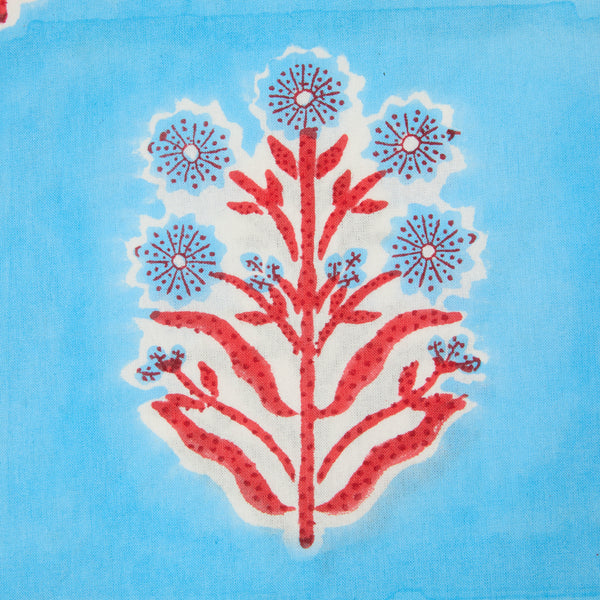 Jeu de Singes Blue & Pink Cushion Cover