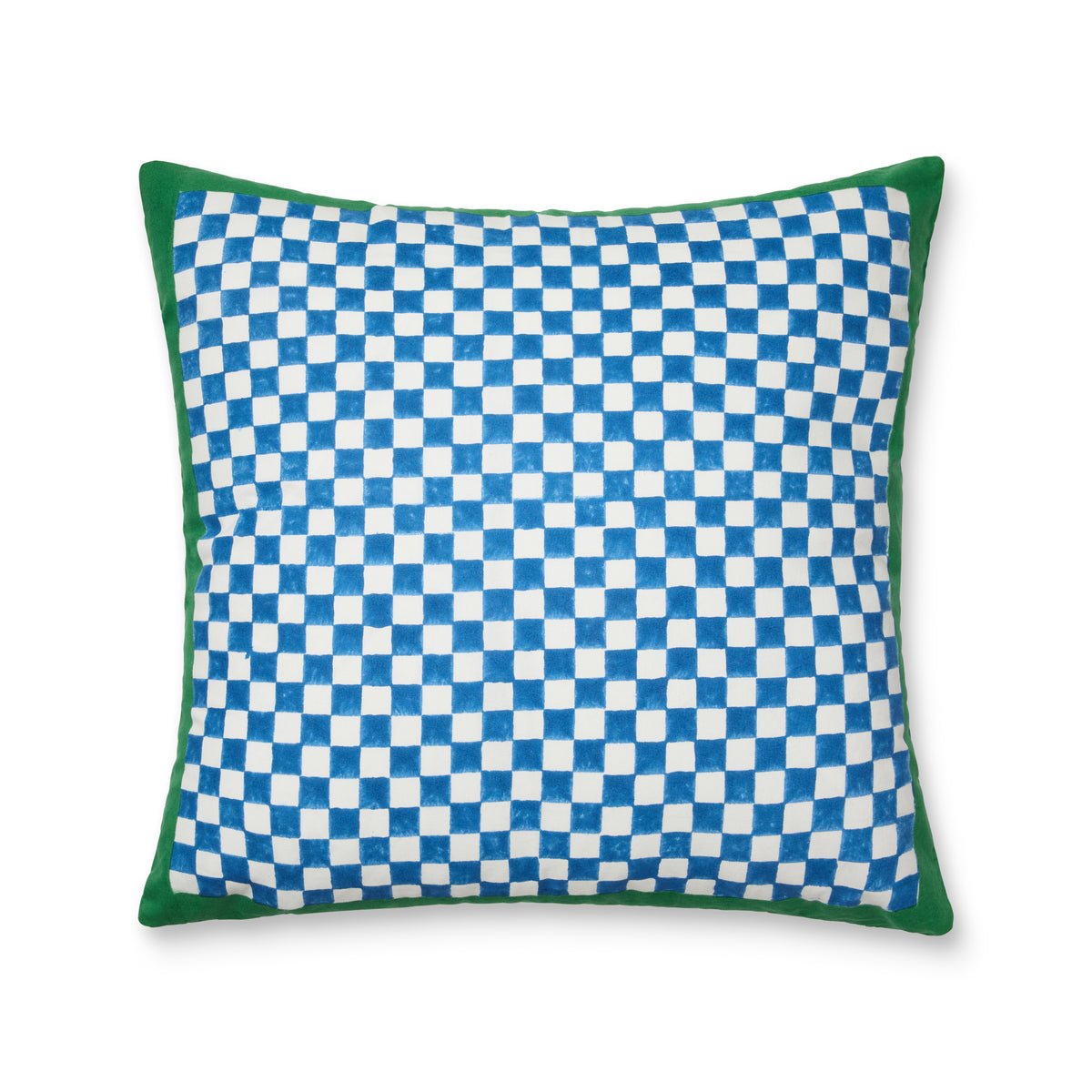 Jeu de Singes Blue & Green Cushion Cover