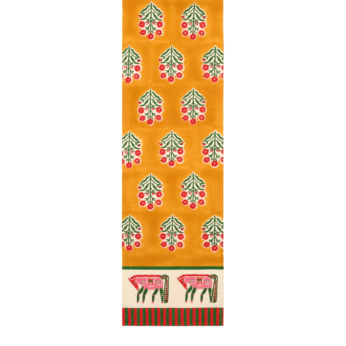 Cheval Nomade Mustard & Green Runner