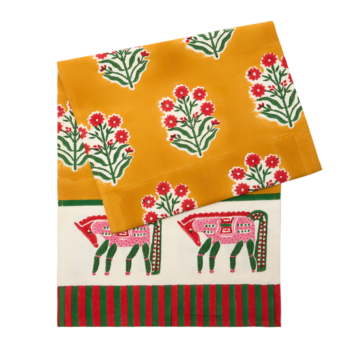 Cheval Nomade Mustard & Green Runner