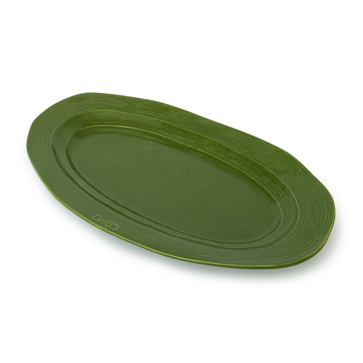 Toscana Oval Platter Green, 29.5" x 11.42"