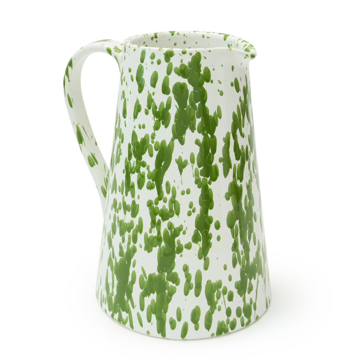 Toscana Green Splatter Medium Pitcher