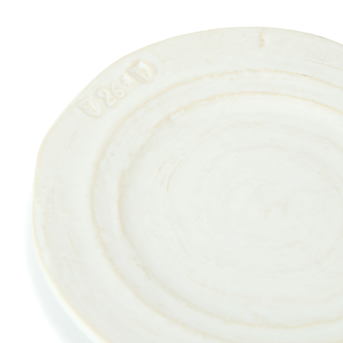 Toscana Appetizer Plate White, 6.7"