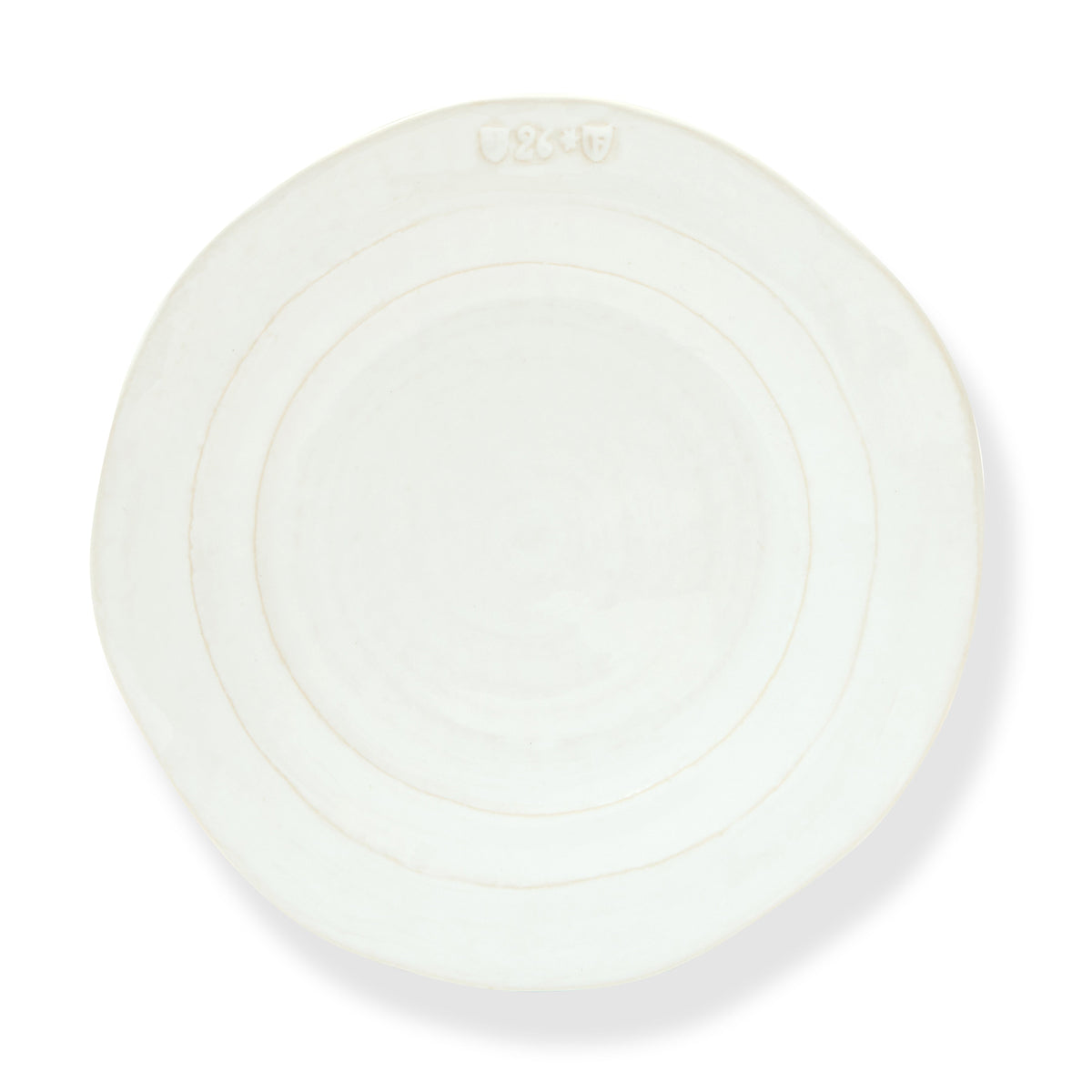 Toscana Desert Plate White, 9"