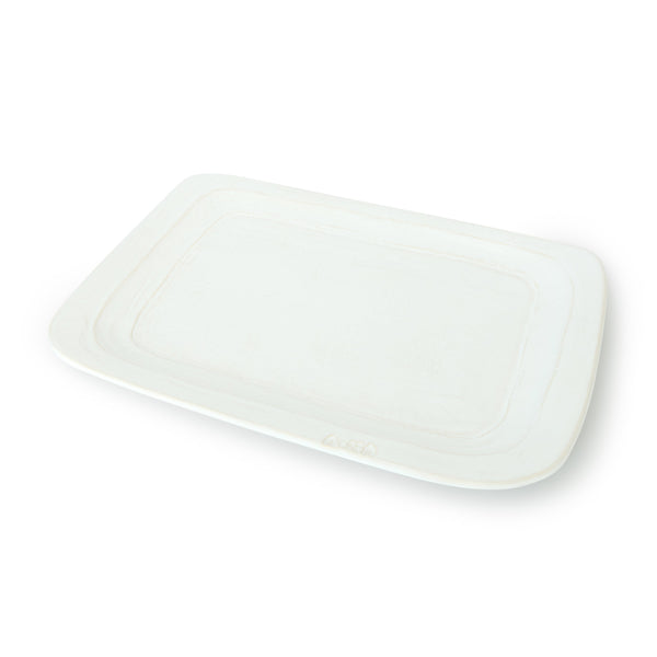 Toscana Large Rectangle Platter White