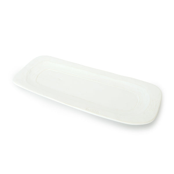 Toscana Small Rectangle Platter White