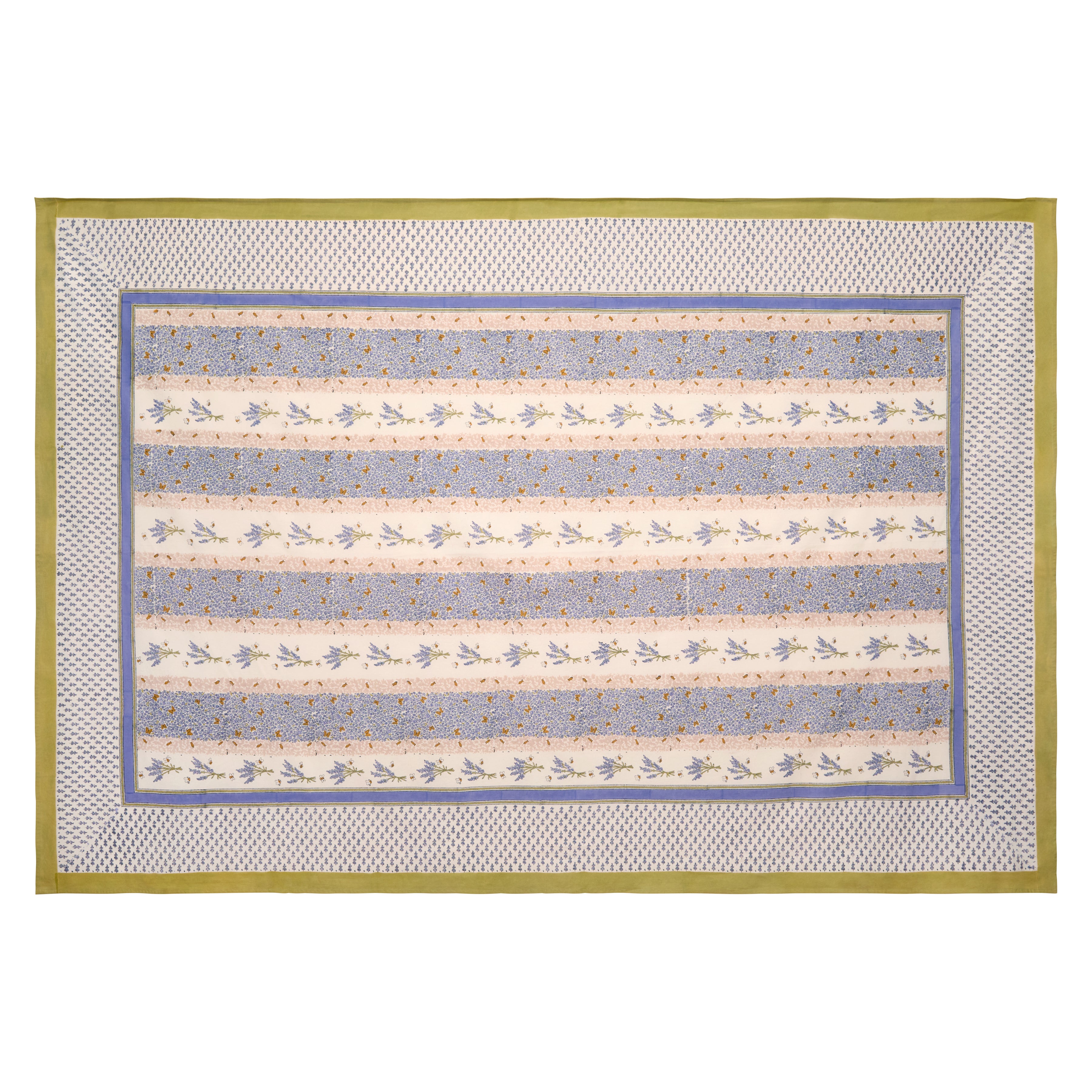 French Tablecloth Lavender Bouquet Purple