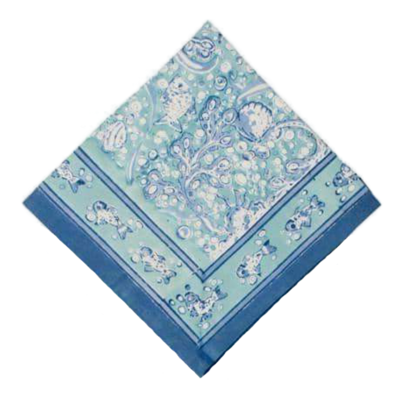 La Mer Napkins Aqua, Set of 6