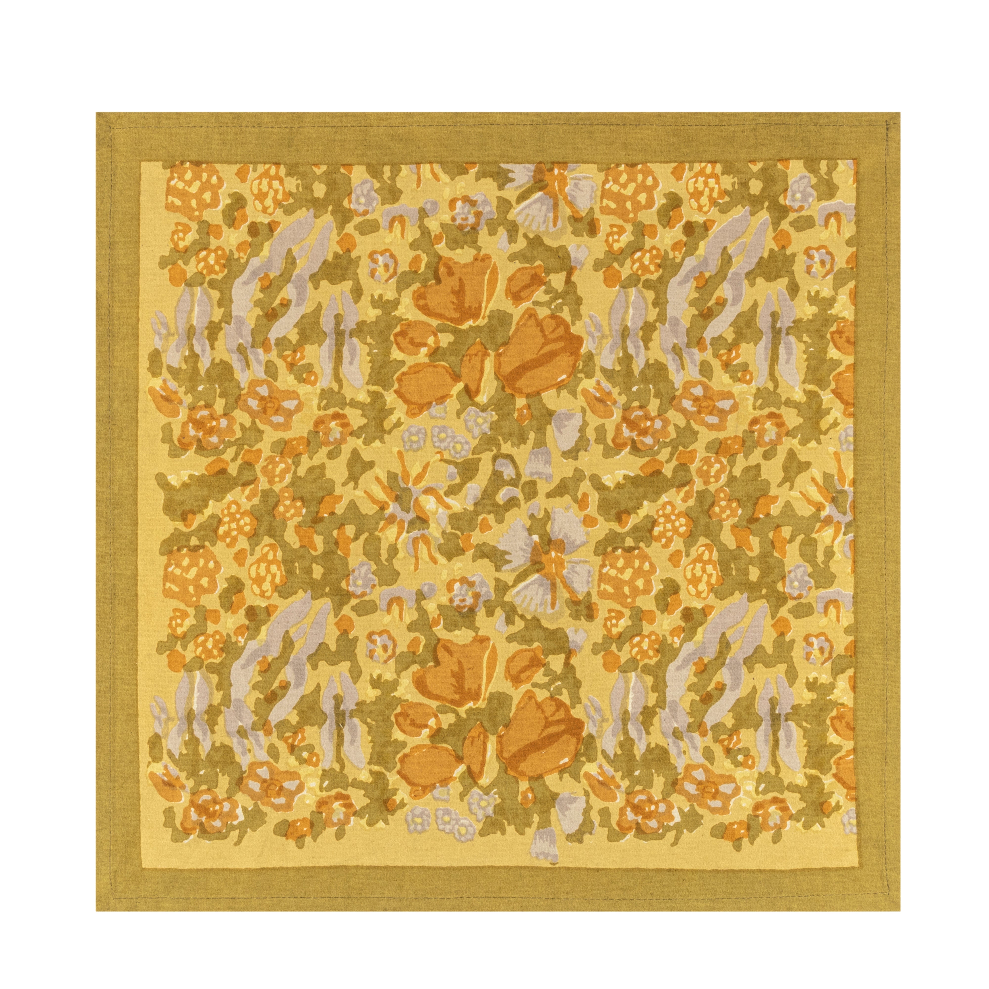 Jardin Napkins Mustard & Grey - Thumbnail 4