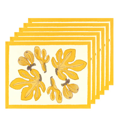 Fig Citrine Placemats, Set of 6