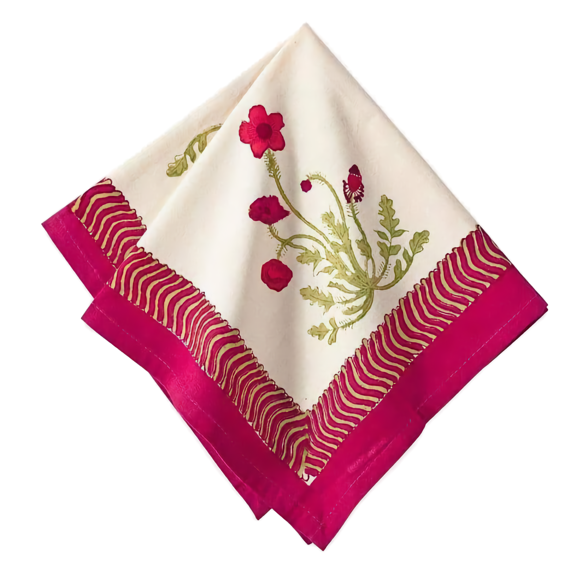 French Tablecloth Poppies