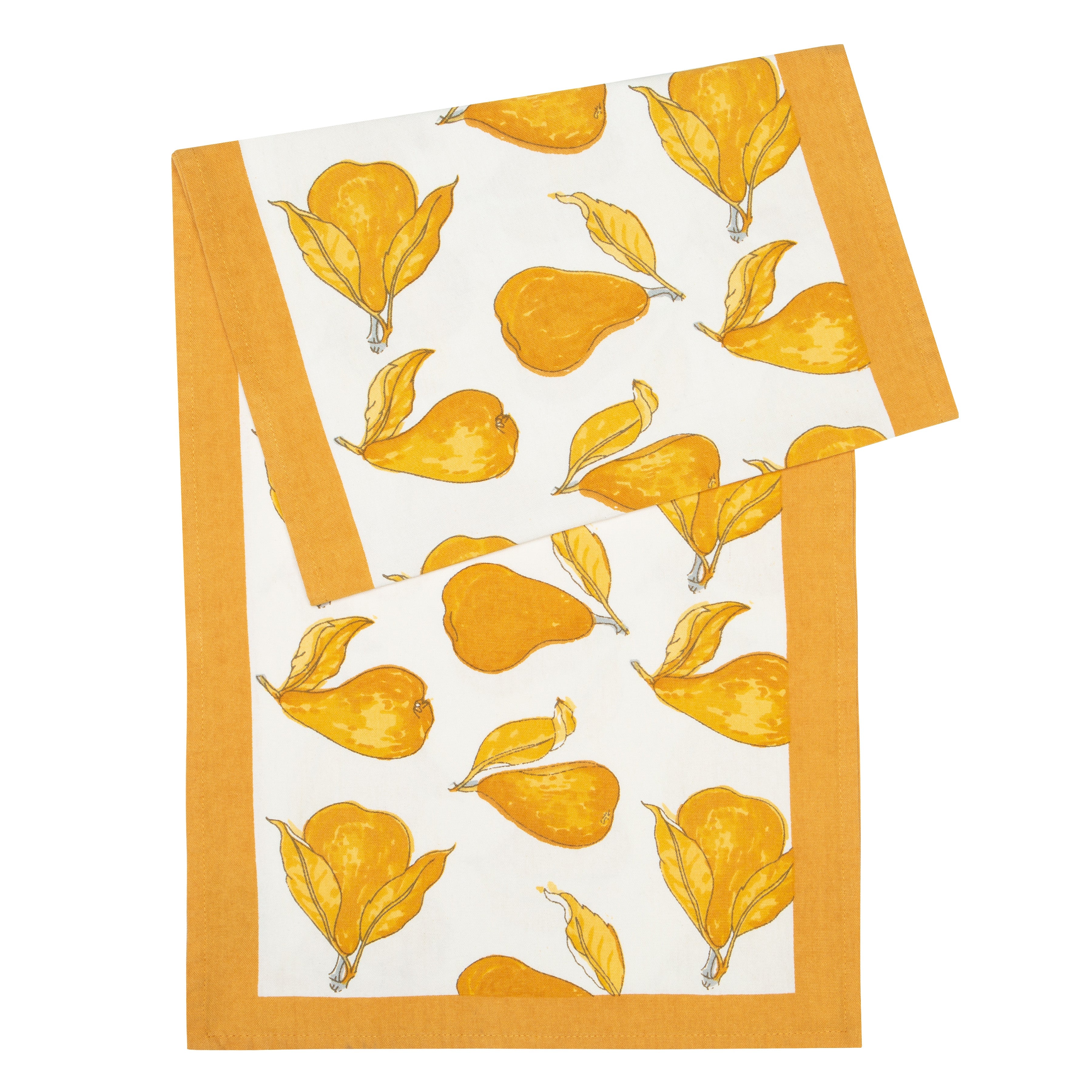 Orchard Pear Runner Mustard & Grey