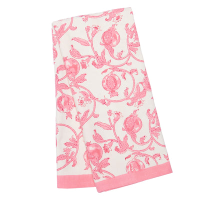 Granada Jaipur Pink Tea Towels, Set of 3