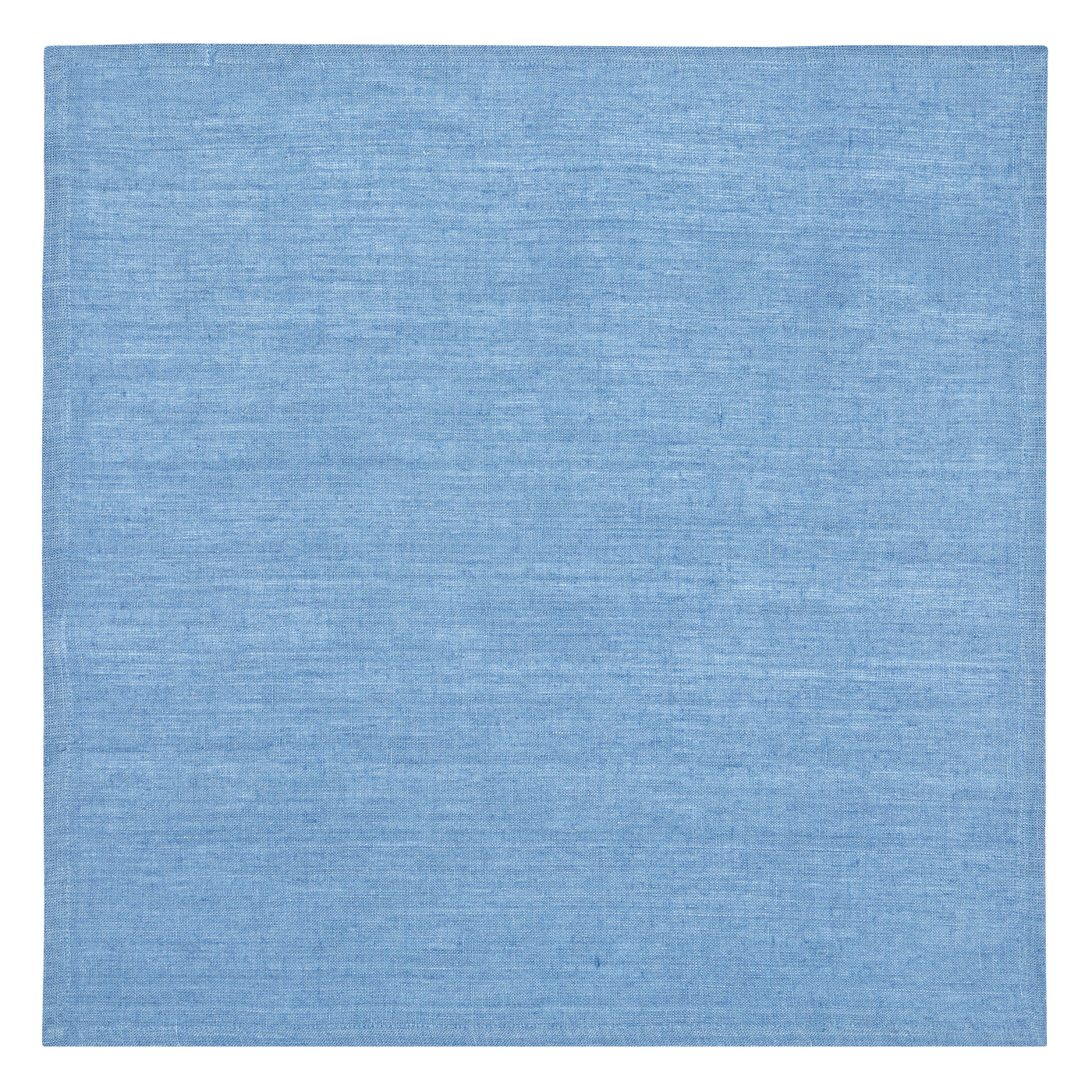 Palma Handwoven Linen Cornflower Blue Napkins 20x20 - Set of 4