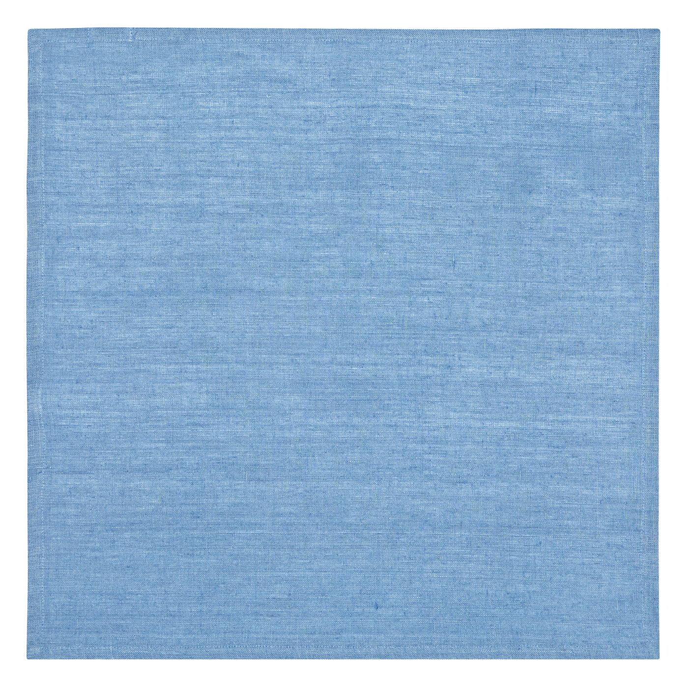Palma Handwoven Linen Cornflower Blue Napkins 20x20 - Set of 4