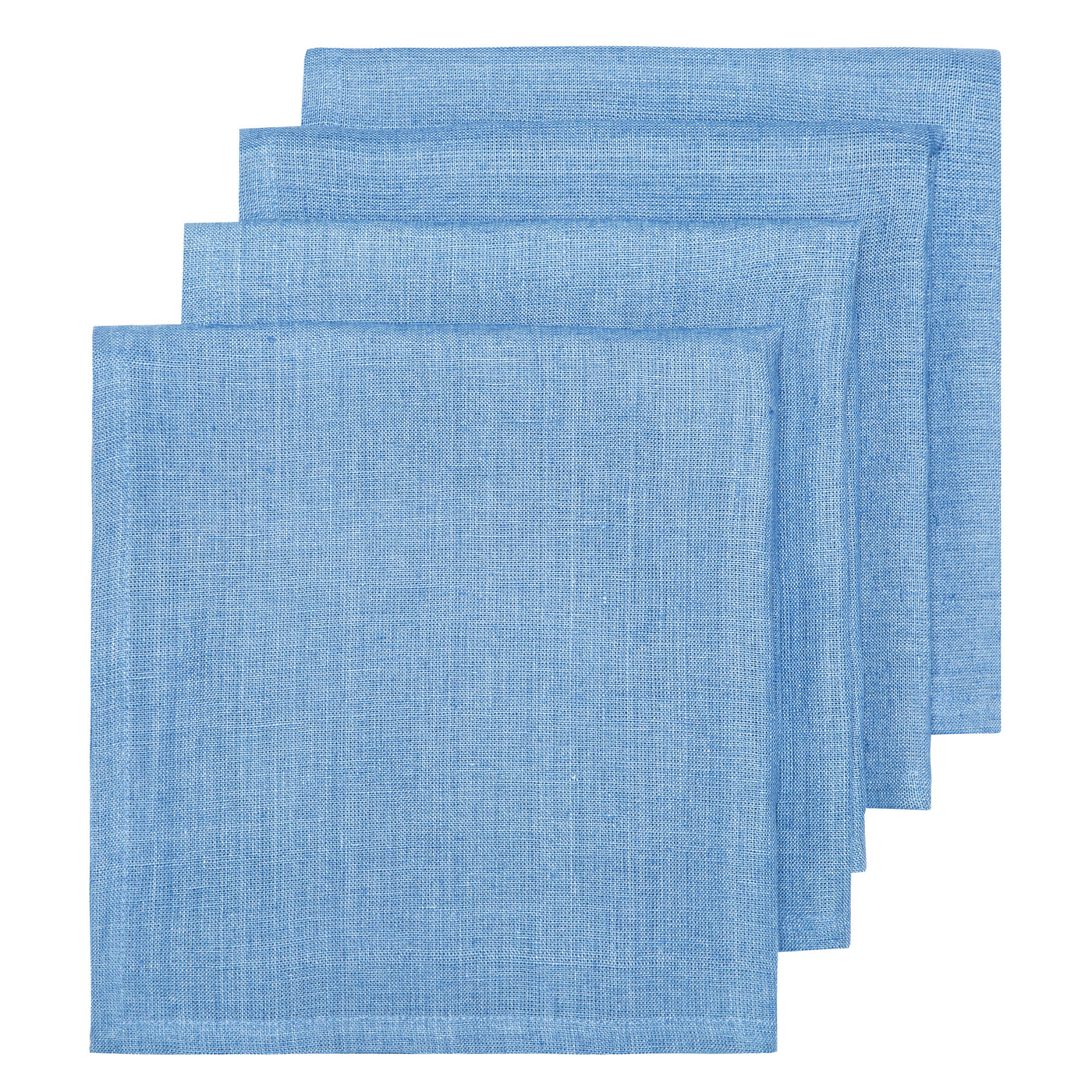 Placemats & Napkins Bundle: Blue Placemats + Cloth Napkins / Set of 4
