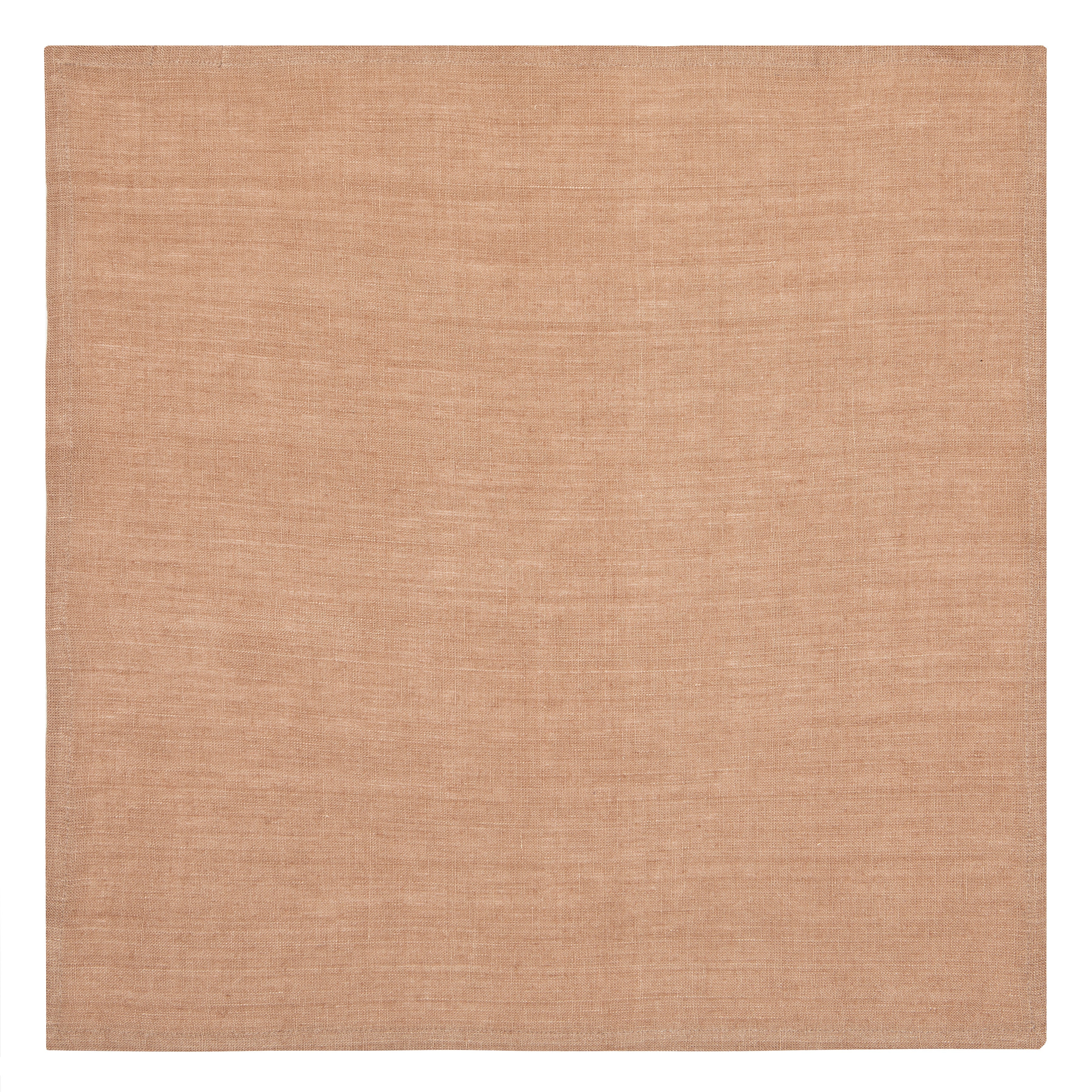 Palma Handwoven Linen Nude Peach Napkins 20x20 - Set of 4