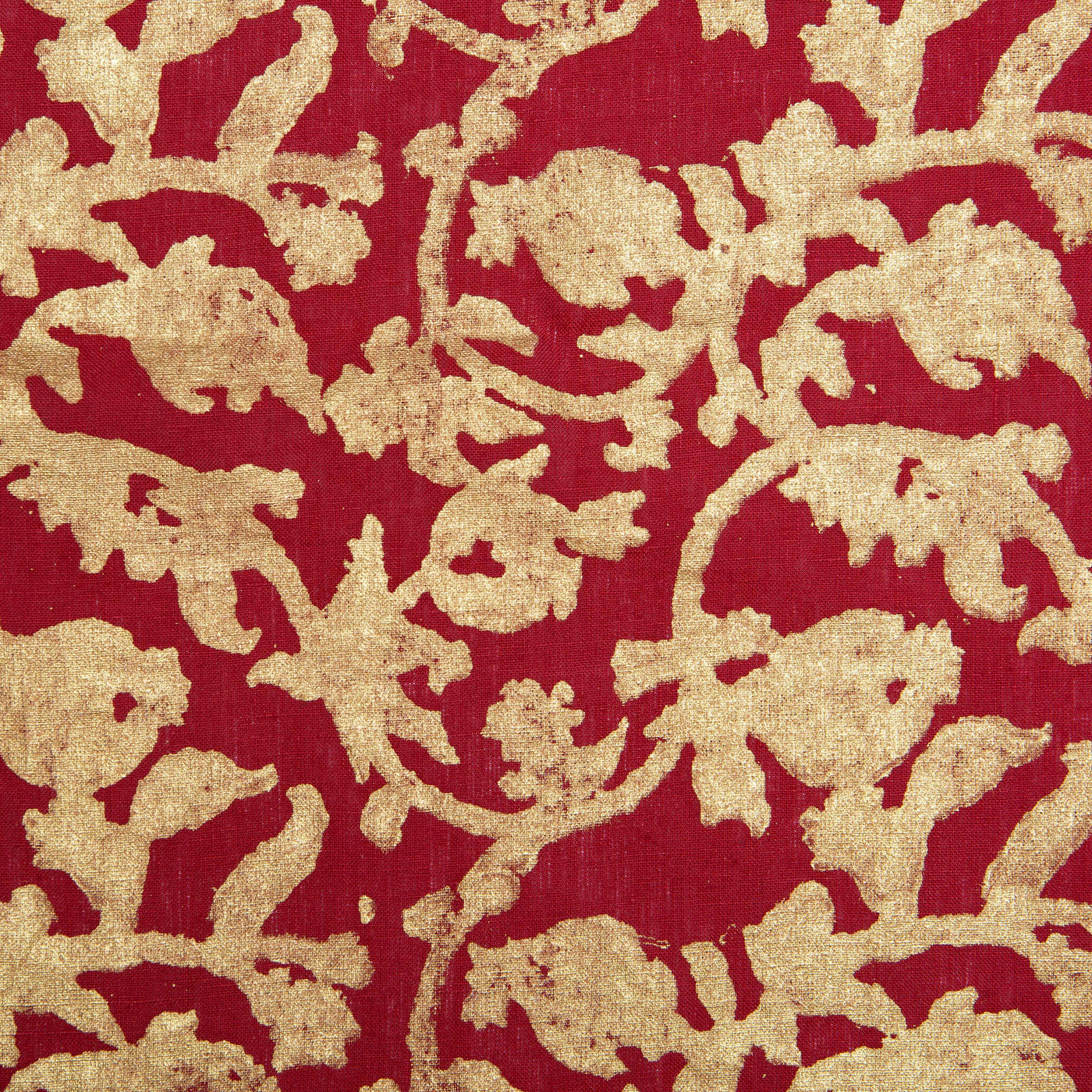 French Tablecloth Saint-Rémy d'Or et Rouge