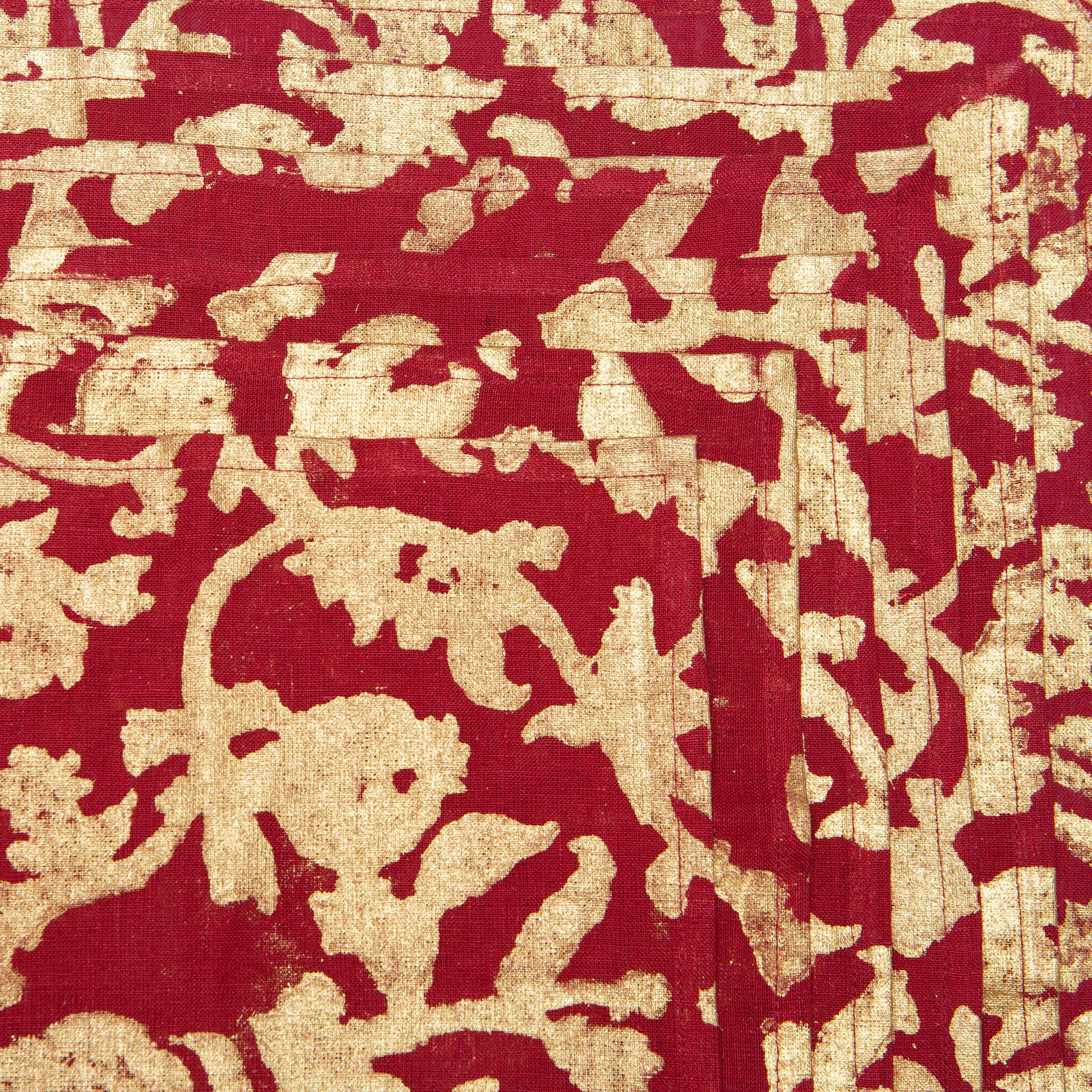 Saint-Rémy d'Or et Rouge Napkins - Set of 6