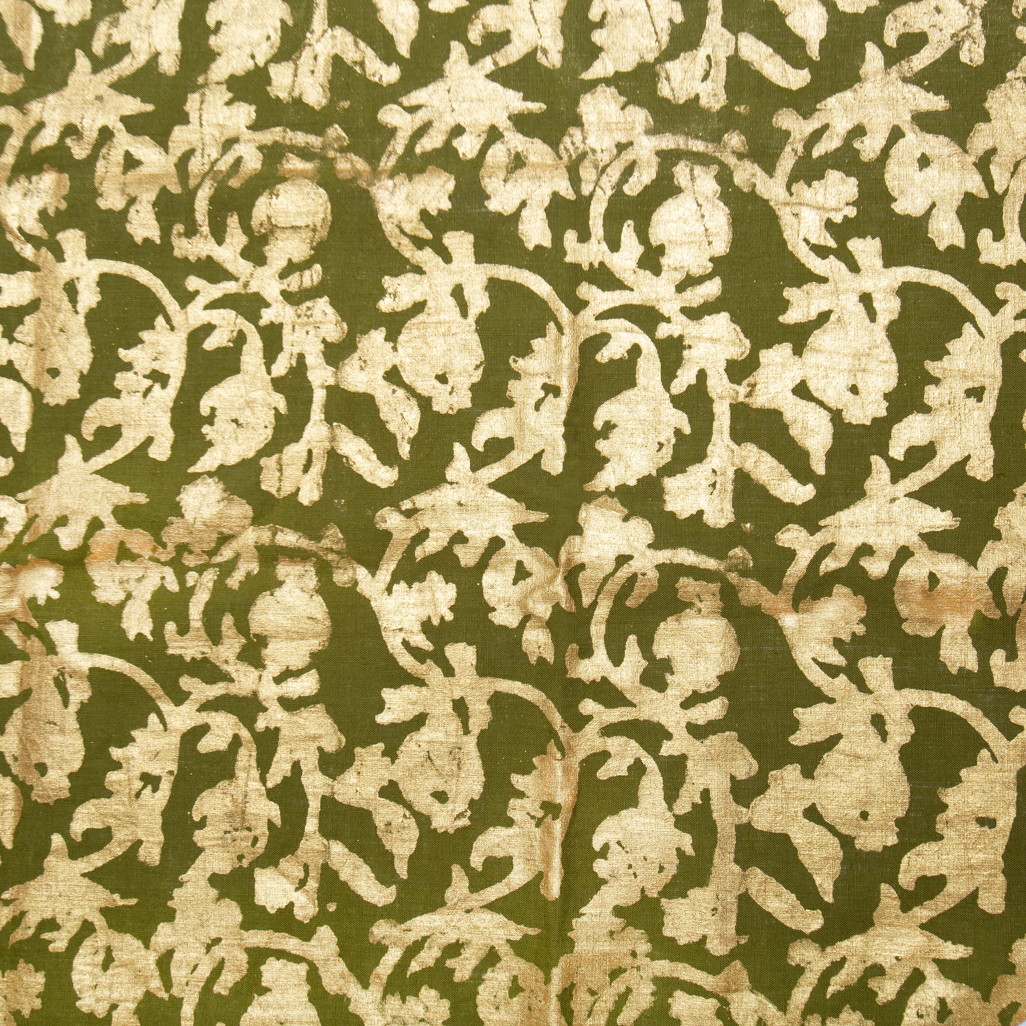French Tablecloth Saint-Rémy d'Or et Vert