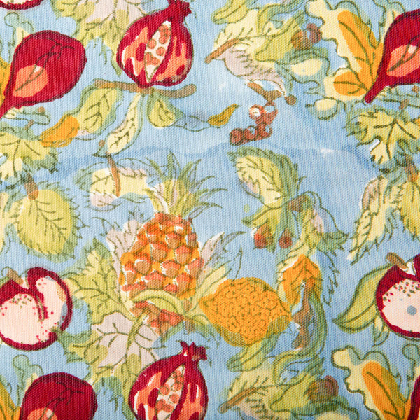 Tutti Frutti Apron Blue & Red