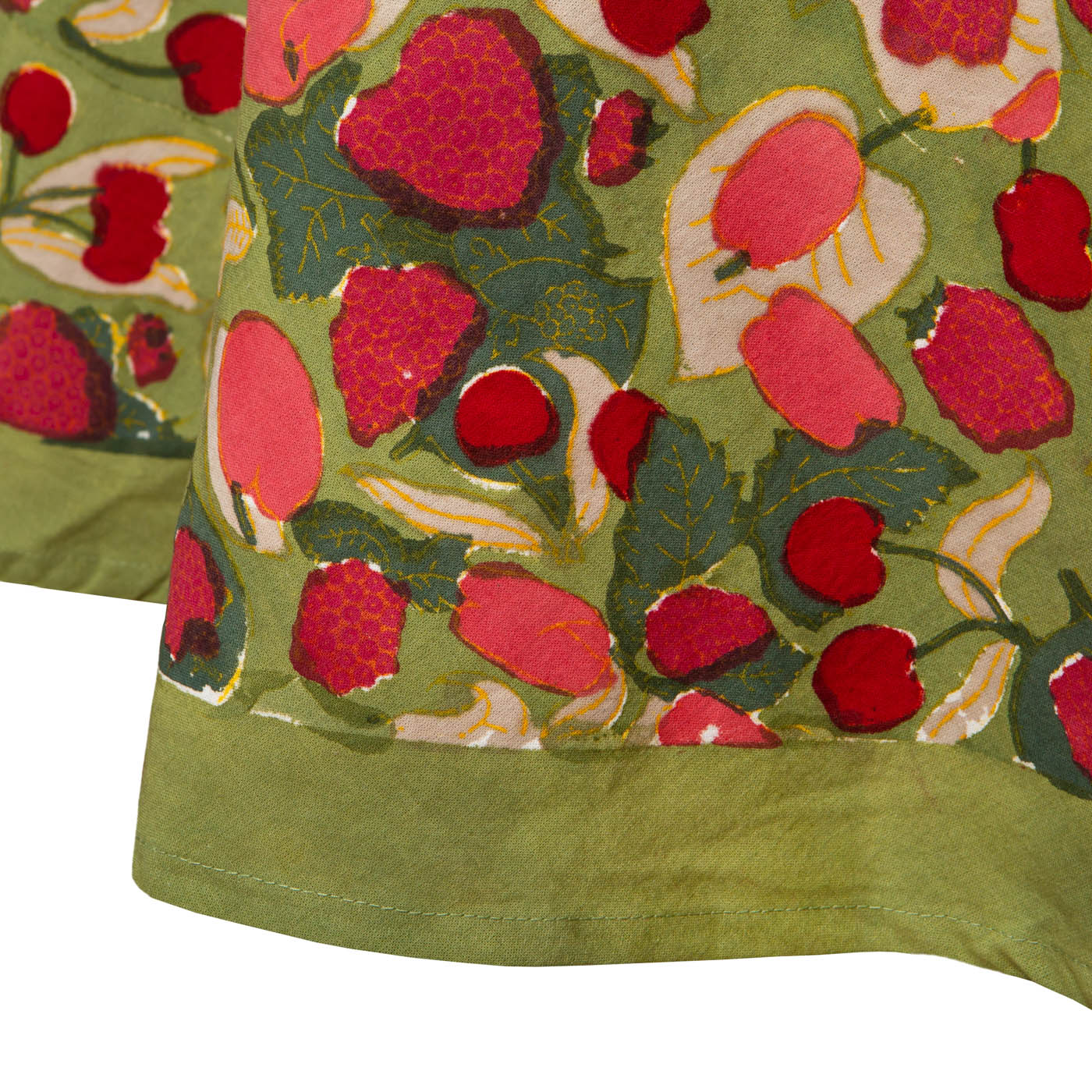 French Tablecloth Fruit Red & Green