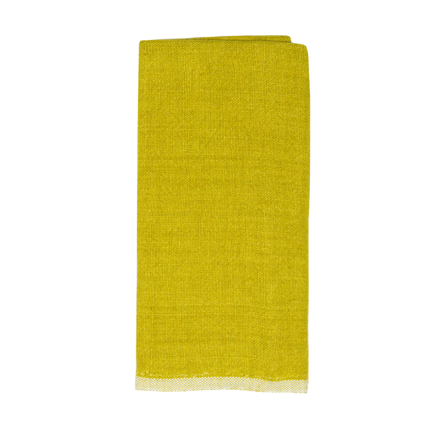 Chunky Linen Lime Kitchen Towels, Set of 2