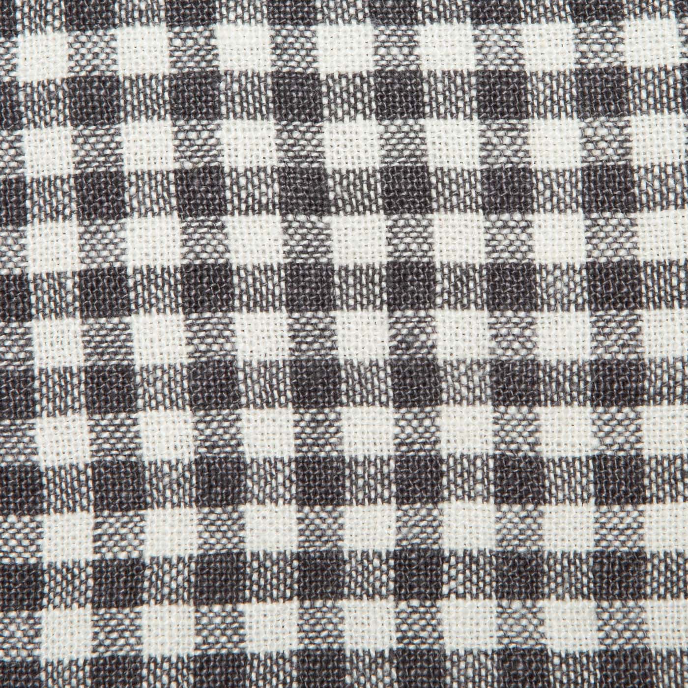 Two-Tone Gingham Napkins Grey & Dijon, Set of 4