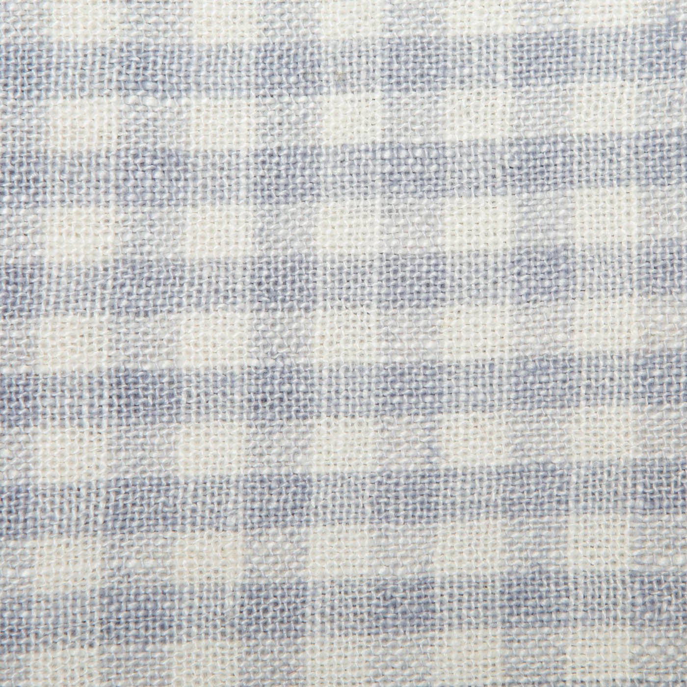 Two-Tone Gingham Napkins Blue & Cognac, Set of 4