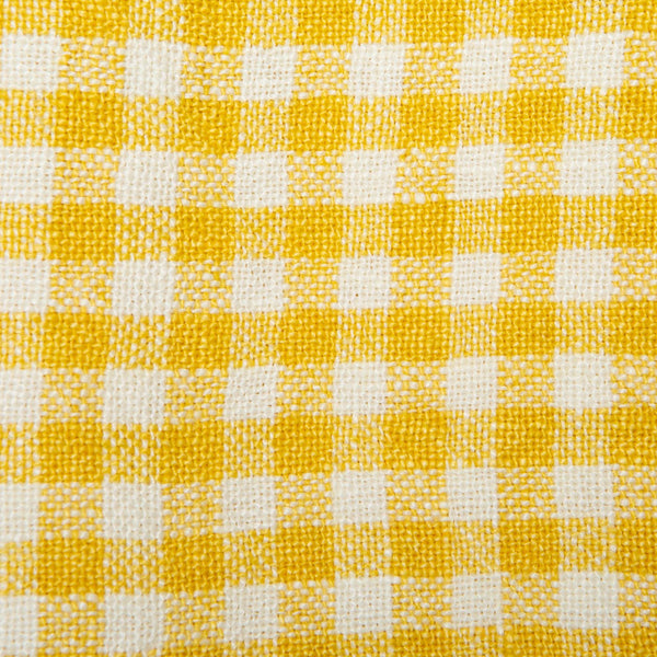 Two-Tone Gingham Napkins Dijon & Grey, Set of 4