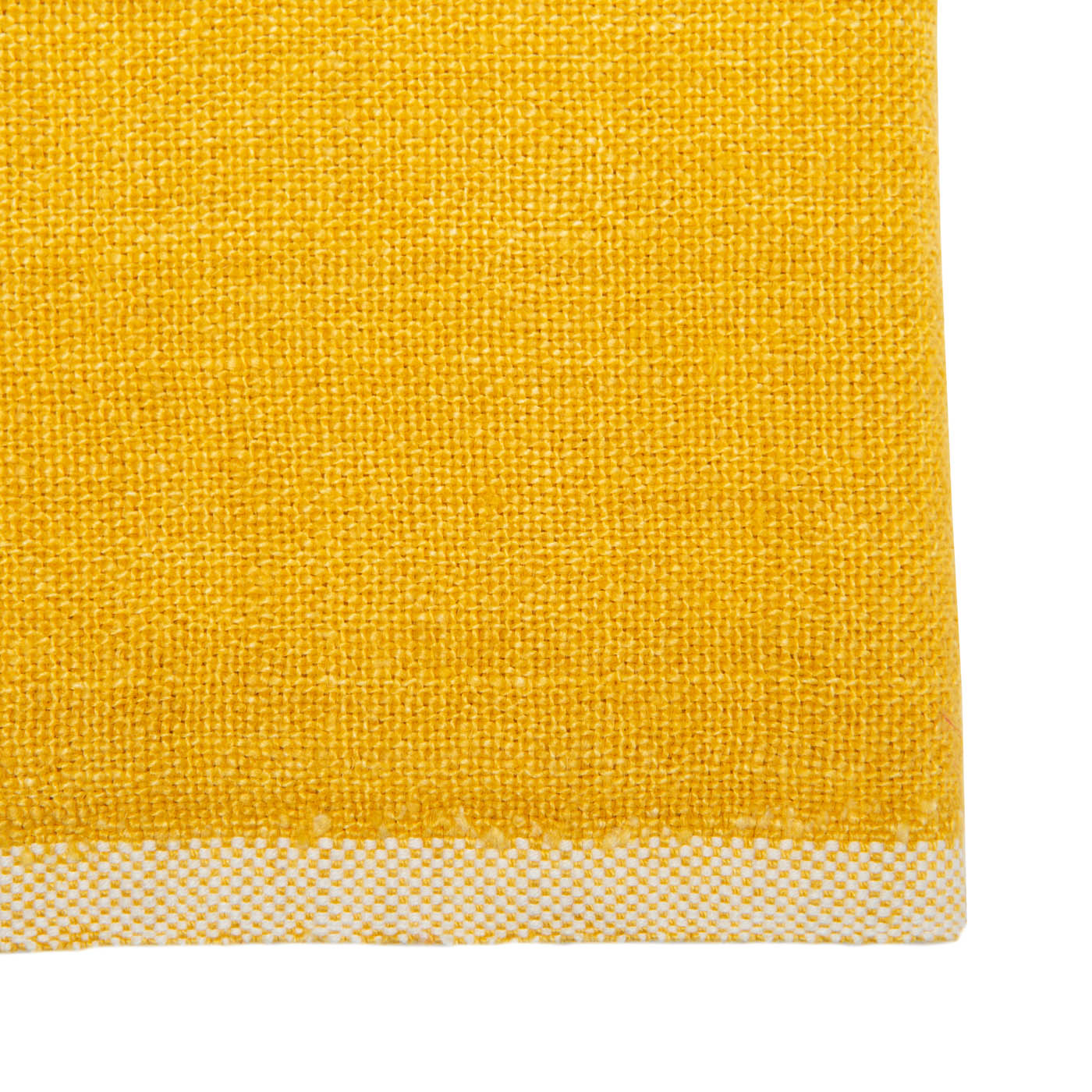 Chunky Linen Mustard Kitchen Towels, Set of 2