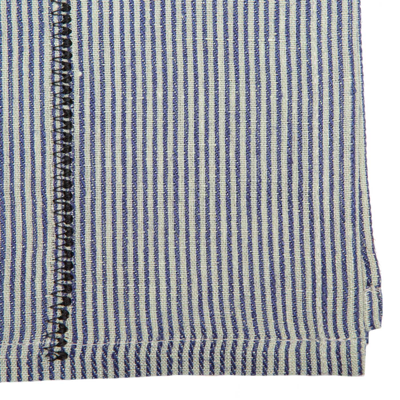Linen Stitch Napkins Chambray Stripe, Set of 4