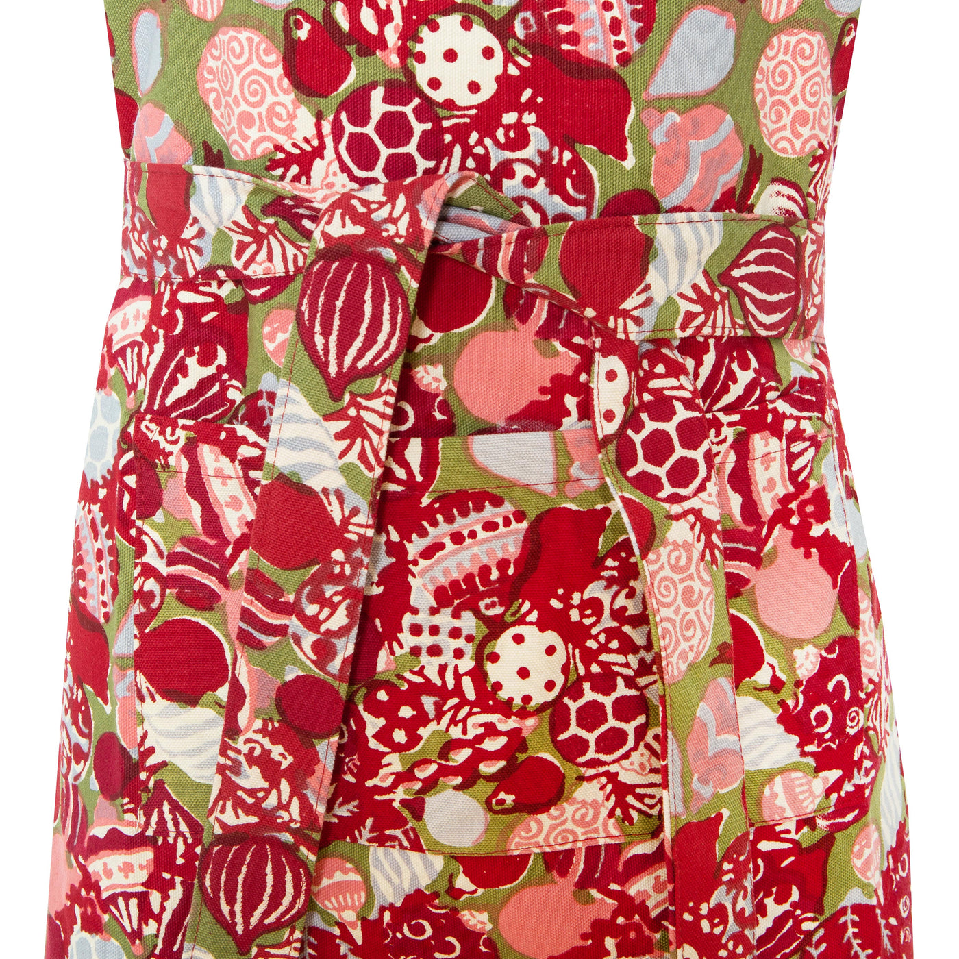 Ornaments Apron Red & Green