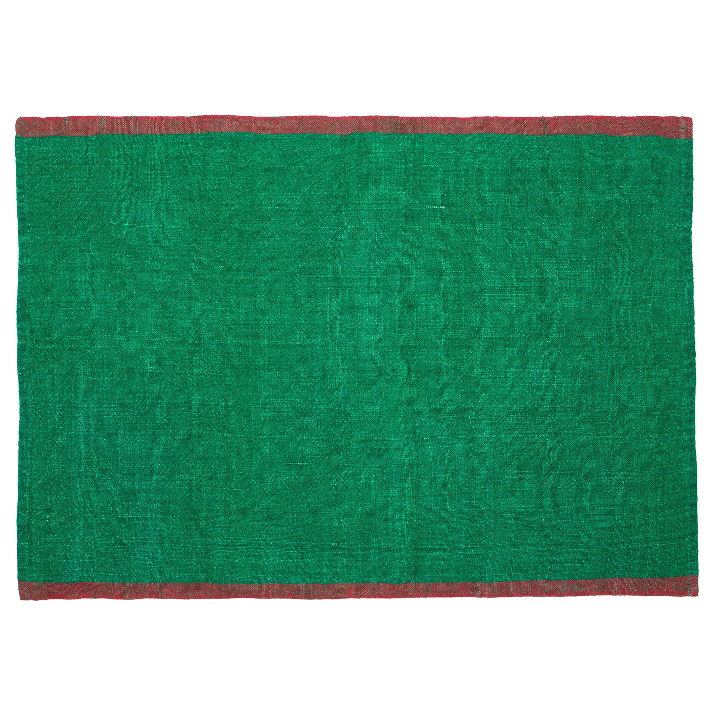 Color Block Green & Red Napkins 20x20 - Set of 4
