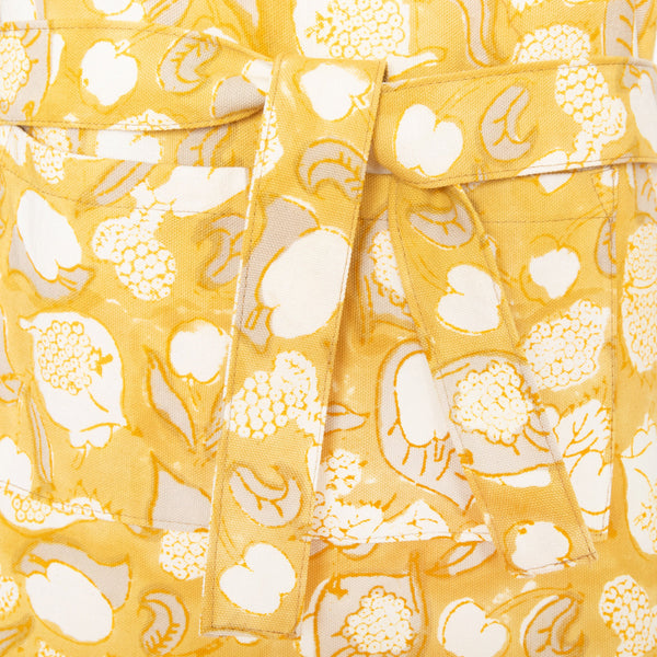 Forest Harvest Apron Grey & Mustard