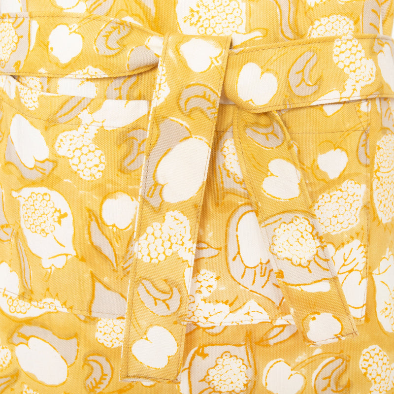 Forest Harvest Apron Grey & Mustard
