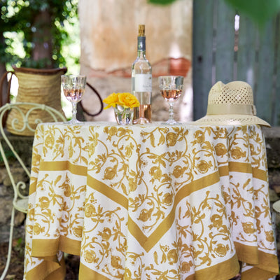 French Tablecloth Granada Mustard