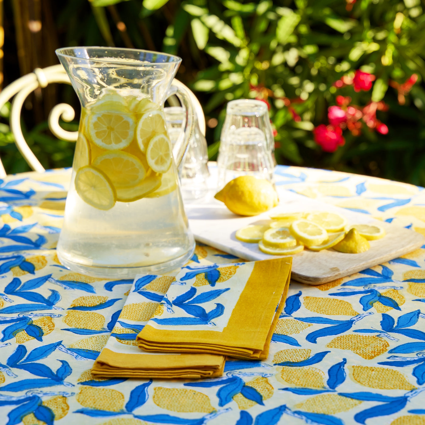 French Tablecloth Lemon Tree