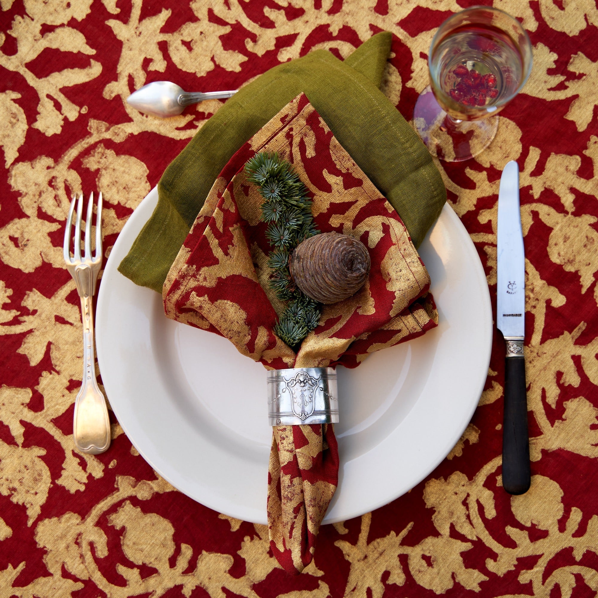 Saint-Rémy d'Or et Rouge Napkins - Set of 6