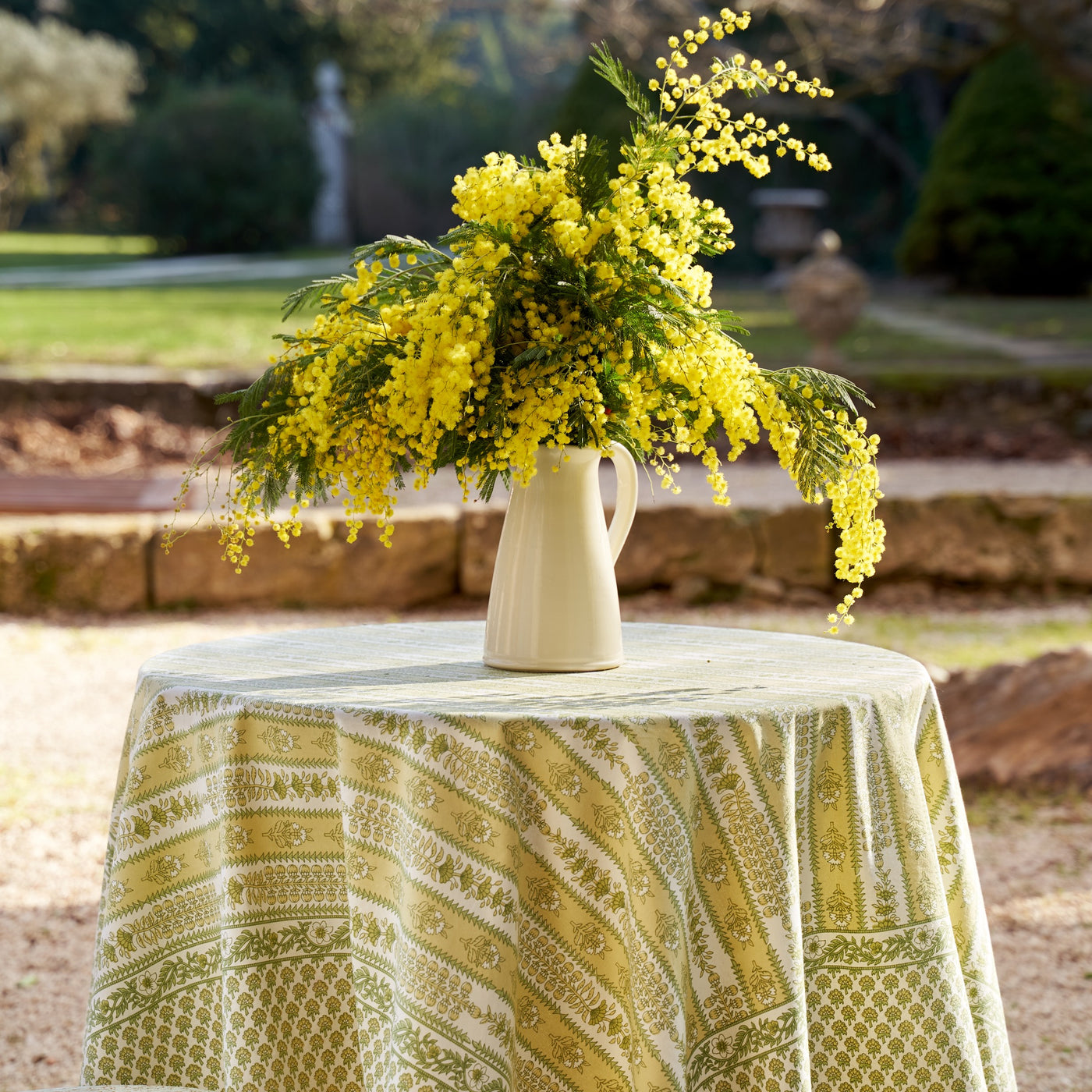French Tablecloth Avignon Pistache