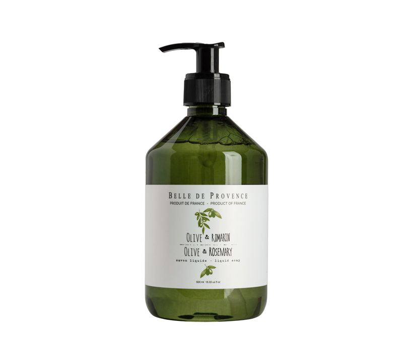Belle de Provence Olive & Rosemary Liquid Soap 500ML