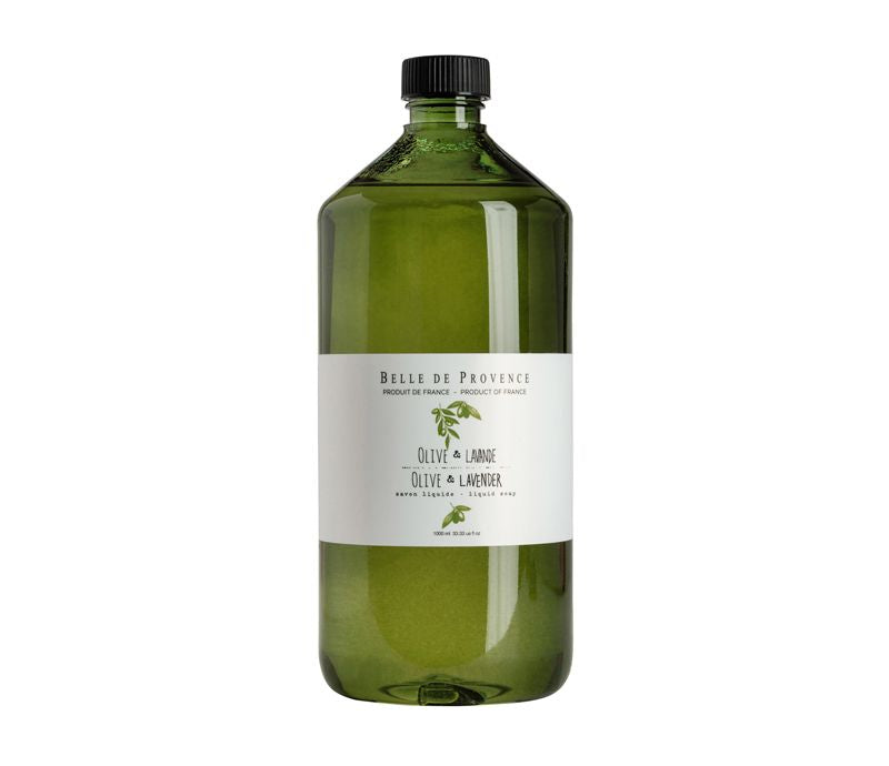 Belle de Provence Olive & Lavender Liquid Soap Refill 1L