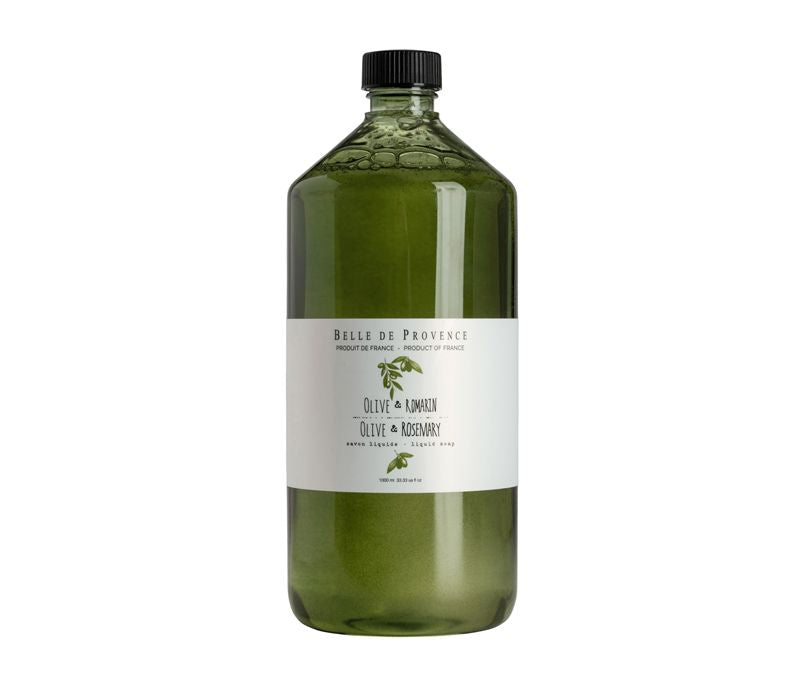 Belle de Provence Olive & Rosemary Liquid Soap Refill 1L