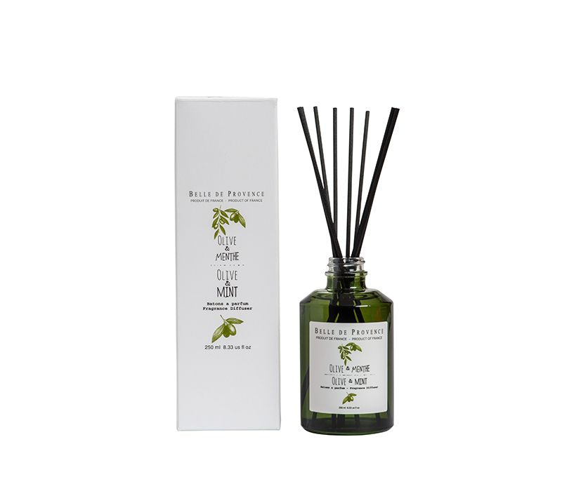 Belle de Provence Olive & Mint Fragrance Diffuser 250ML
