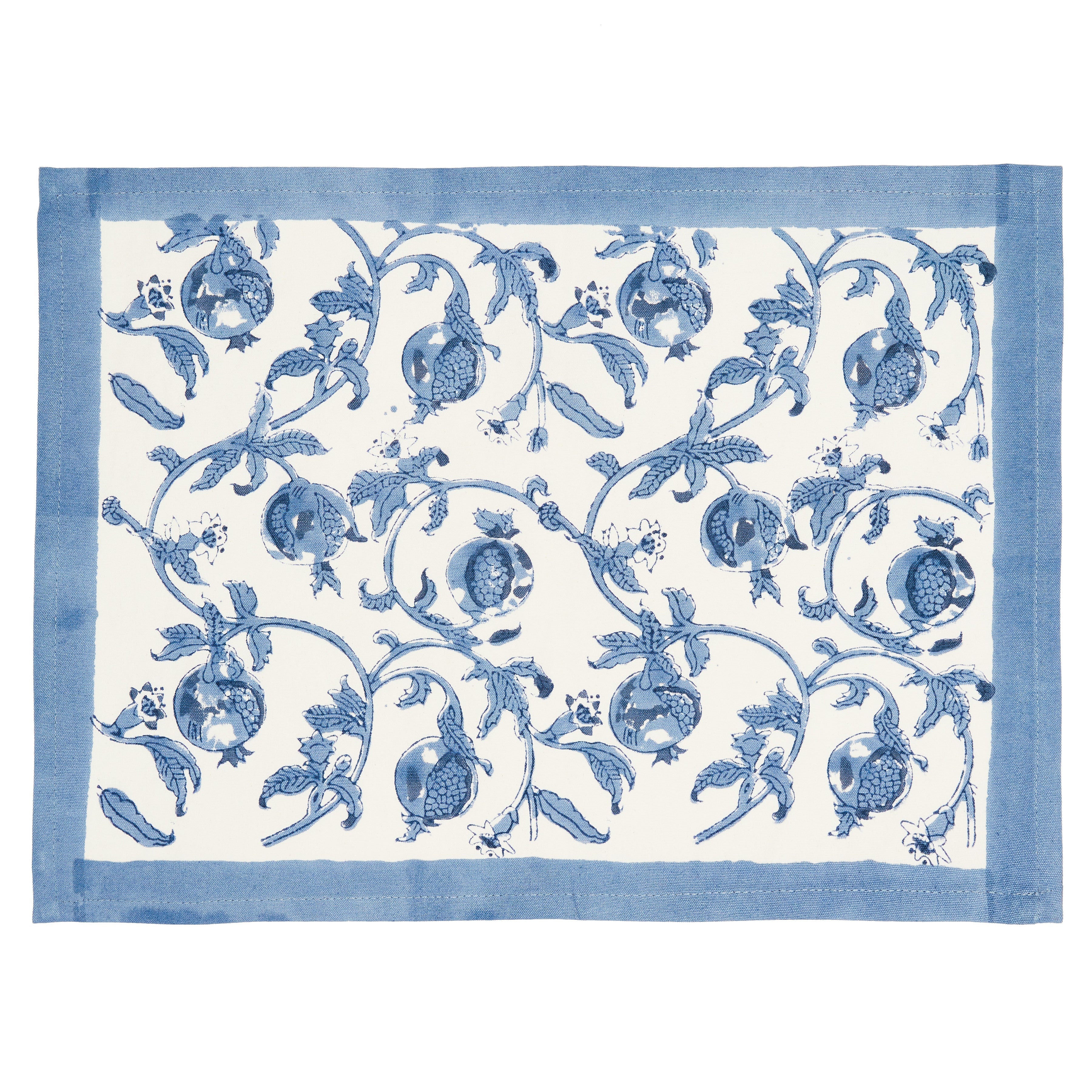 Granada Placemats Cornflower Blue, Set of 6