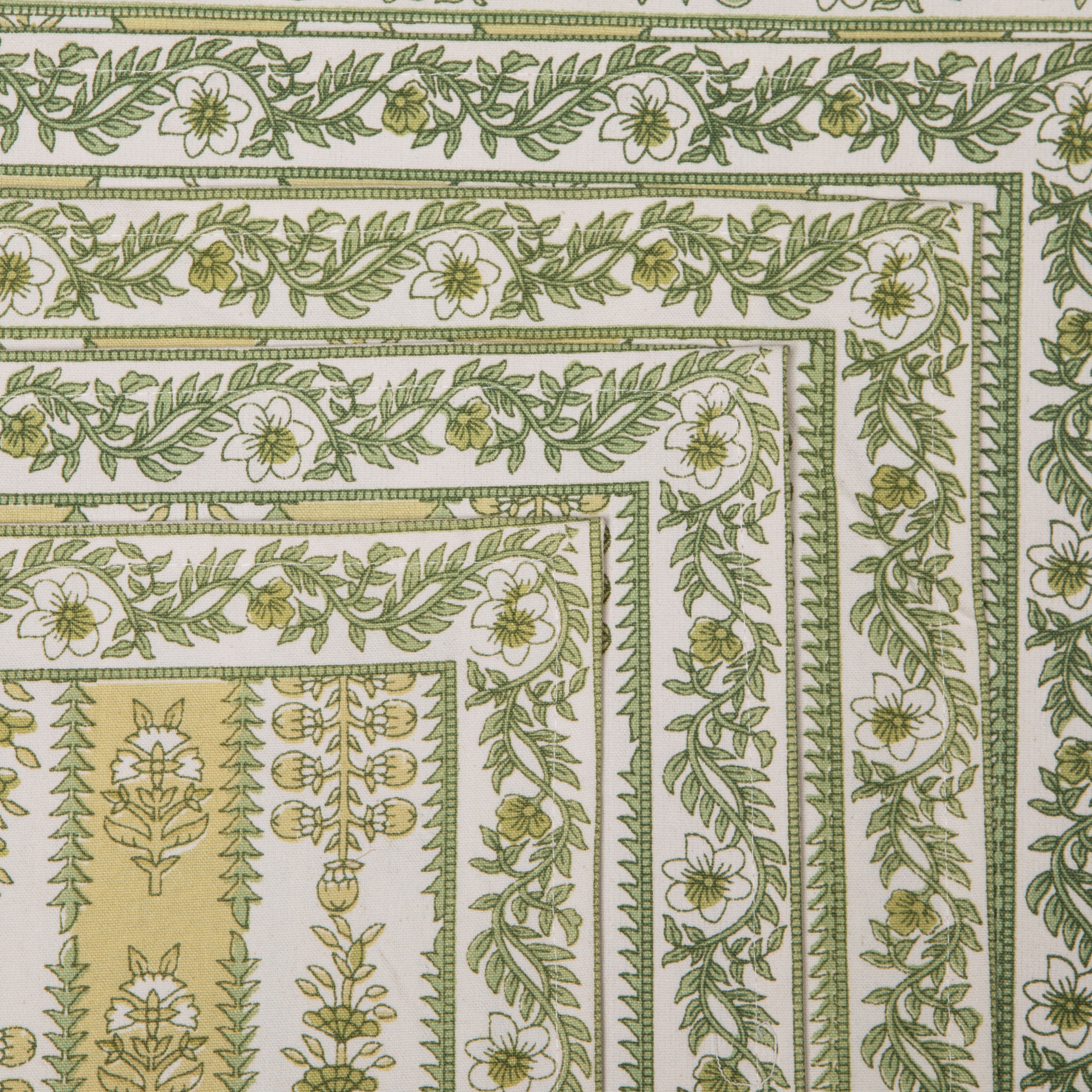 Avignon Placemats Pistache, Set of 6